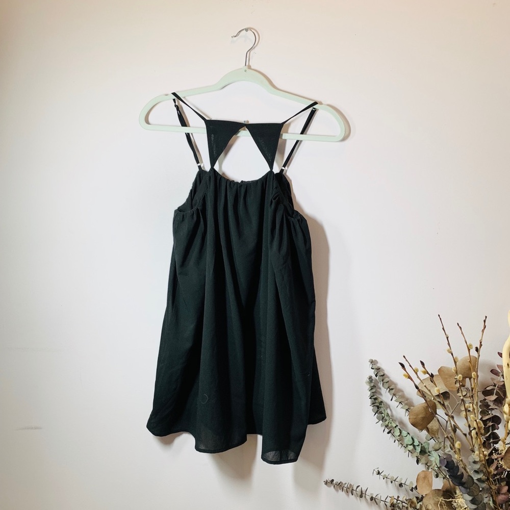Nameless Tobi Black Mini Bubble Dress / Top